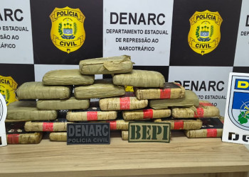 Operação apreende quase 20 kg de drogas enviadas do Pará para serem comercializadas em Teresina; suspeito é preso após perseguição