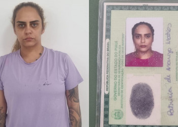Mulher procurada pela Justiça de SC é presa usando documento falso em Teresina; comparsa ainda tentou subordinar polícia por telefone