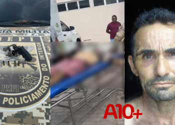 Homem tenta matar companheira, mas morre após trocar tiros com a polícia no interior do Piauí