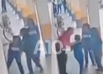 Professora é afastada após ser flagrada empurrando aluna em escola de Teresina; VÍDEO