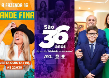 Final de A Fazenda 16, TV Antena 10 celebra 36 anos e diplomações; veja os destaques desta quinta (19)