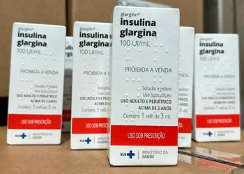Piauí recebe mais de 4 mil tubetes de insulina glagina para pacientes com diabetes