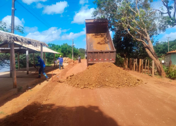 Seinfra inicia pavimentação na Avenida Beira Rio, em Parnaíba