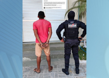 Homem com mandado de prisão por roubo é preso durante operação Margem Segura em Teresina