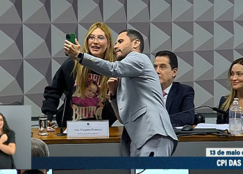 Senador Cleitinho Azevedo tieta influencer Virgínia Fonseca durante CPI das Bets; VÍDEO!