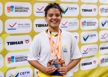 Estudante piauiense conquista três medalhas na Copa Brasil de Tênis de Mesa