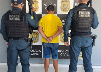 Homem armado com faca é preso após ameaçar de morte a companheira e a filha no interior do Piauí