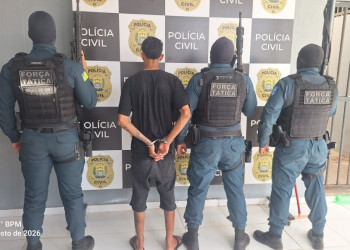 Homem é preso acusado de agredir a própria mãe no Piauí; drogas e munições foram apreendidas