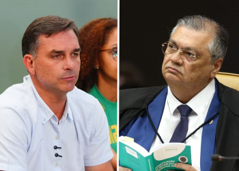 Flávio Bolsonaro pede ao STF que afaste Dino de casos ligados a ele, a Lula e às eleições