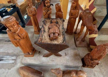 Presépio assinado por artesãos teresinenses está aberto à visitação no Parque da Cidadania