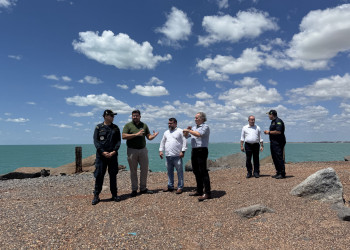 Marinha do Brasil acompanha preparação para próximas operações de teste com navios no Porto Piauí