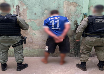 Suspeito de tentar matar homem em bar é preso pela polícia no interior do Piauí