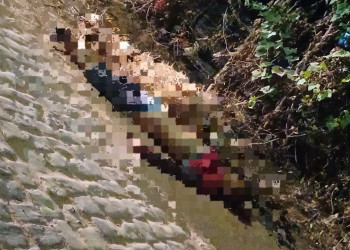 Adolescente toma banho para limpar sangue do corpo, mas é apreendido suspeito de matar homem no PI