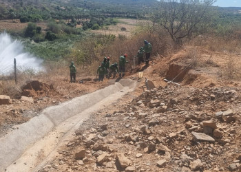 Idepi executa obra de recuperação da Barragem Pedra Redonda em Conceição do Canindé