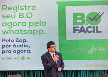 No Piauí, Rafael Fonteles lança BO Fácil, serviço inédito com registro de ocorrências, 190 e denúncias via WhatsApp