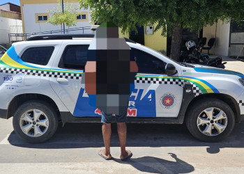 Polícia Militar prende suspeito de ameaçar companheira com faca na zona rural de Pio IX, Piauí