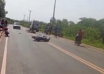 Colisão entre moto e bicicleta deixa idoso gravemente ferido em União, Piauí