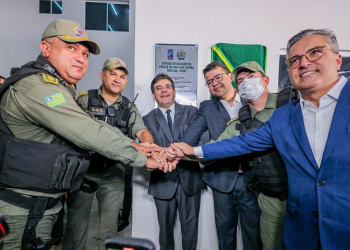 Rafael Fonteles entrega novo Batalhão da Polícia Militar e reforça segurança no Centro de Teresina