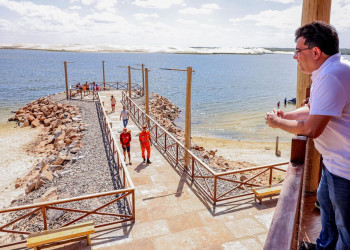 Nova Lagoa do Portinho é opção de lazer no feriadão para turistas que visitam o litoral do Piauí