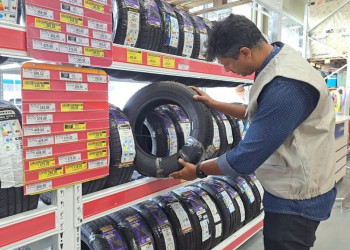 Imepi verifica 3 mil pneus durante operação em Teresina e 10 lojas são autuadas por irregularidades