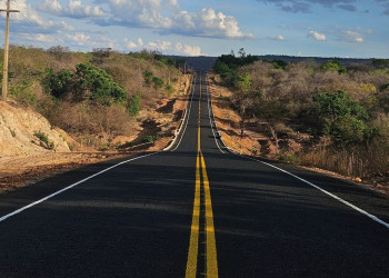 DER inicia sinalização de nova estrada entre Santa Cruz dos Milagres e Aroazes