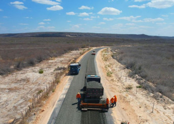 Obras da nova rodovia de ligação entre o Piauí e o Ceará estão avançadas