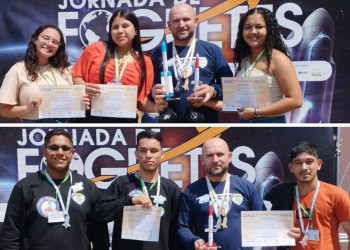 Estudantes piauienses conquistam medalhas de ouro e prata na 54ª Jornada de Foguetes, no Rio de Janeiro