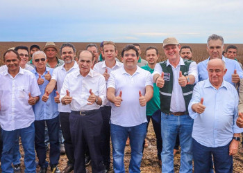 Em Baixa Grande do Ribeiro, Rafael Fonteles e ministro da Agricultura e Pecuária, Carlos Fávaro, destacam importância do agronegócio para o Brasil