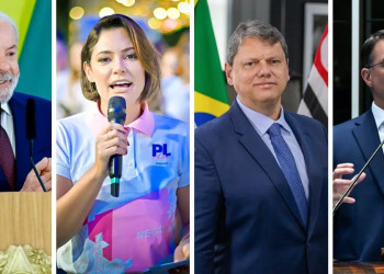 Lula supera Tarcísio, Michelle e Flávio no 1º turno, aponta pesquisa Meio/Ideia
