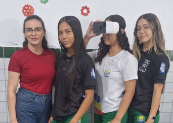 Em Água Branca, estudantes do Ceti Monsenhor Boson criam óculos de realidade virtual com materiais recicláveis