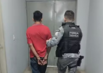 Suspeito é preso após quebrar o nariz da própria avó no interior do Piauí; usava tornozeleira eletrônica