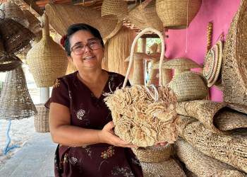 No litoral do Piauí, artesanato com fibras naturais e resíduos do mar gera renda e valoriza cultura local