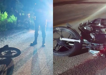 Homem morre e garupa fica ferido após se envolver em acidente com animal solto na pista no interior do Piauí