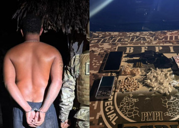 BEPI apreende 200 porções de drogas e arma durante ação em Água Branca, Piauí