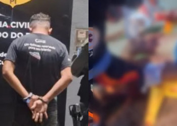 Homem é preso por suspeita de ferir mulher com golpes de canivete no interior do Piauí
