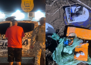BEPI apreende drogas enterradas e arma de fogo durante ação na cidade de Valença do Piauí