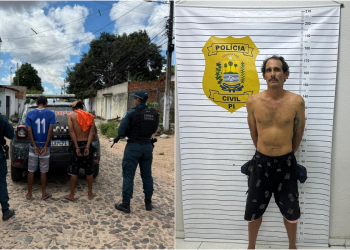 Polícia flagra e prende homem comercializando drogas e outro comprando entorpecentes no litoral do Piauí