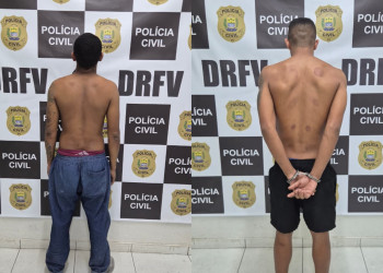 SSP-PI prende dois suspeitos durante operação contra furto e roubo de veículos em Teresina