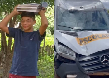 Van escolar desgovernada atropela e mata estudante em Joaquim Pires, no Norte do Piauí