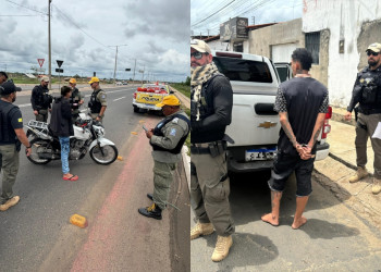 Operação Rota Segura: condenados por estupro e tráfico de drogas são presos durante abordagens na zona Norte de Teresina