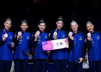 Ginástica rítmica do Brasil é bronze no Mundial e garante primeira vaga do país nos Jogos de 2028
