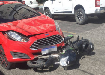 Motociclista por aplicativo morre após acidente de trânsito em Teresina; vídeo mostra a colisão