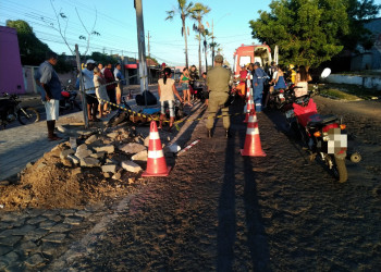 Motociclista perde controle e morre ao bater em restos de obras em Campo Maior