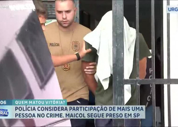 Maicol nega confissão e polícia investiga participação de mais uma pessoa na morte de Vitória