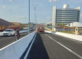 Após manutenção, viaduto da Avenida Miguel Rosa é liberado para o tráfego de veículos