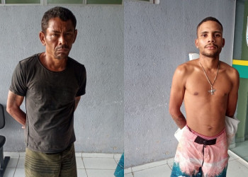 Dois homens são presos e menor é apreendida com armas, drogas e munições em Parnaíba