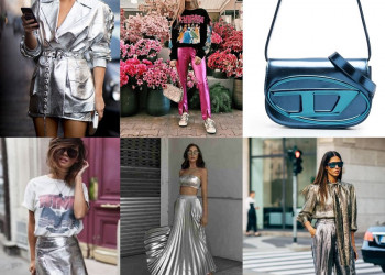Metallic fashion trend: peças metalizadas são aposta para o verão 2023