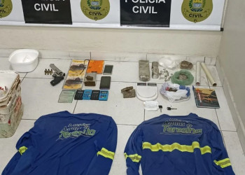 Polinter apreende arma, veículos e fardas usadas durante assaltos em Teresina