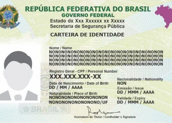 Nova carteira de identidade deve ser emitida em todo o país em 15 dias
