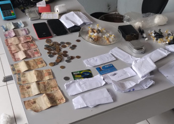 Suspeito de tráfico de drogas é preso pela Polícia Militar no interior do Piauí